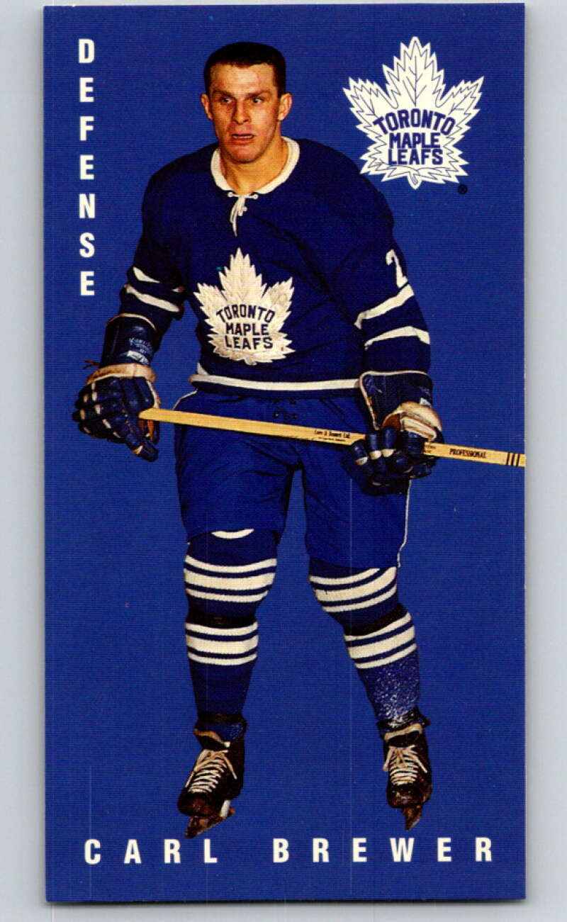 1994-95 Parkhurst Tall Boys #114 Carl Brewer Maple Leafs V81121 Image 1