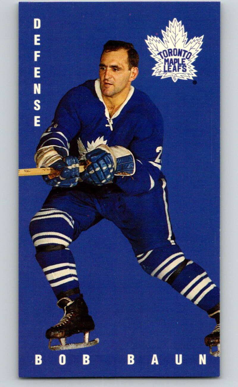 1994-95 Parkhurst Tall Boys #120 Bob Baun Maple Leafs V81133 Image 1