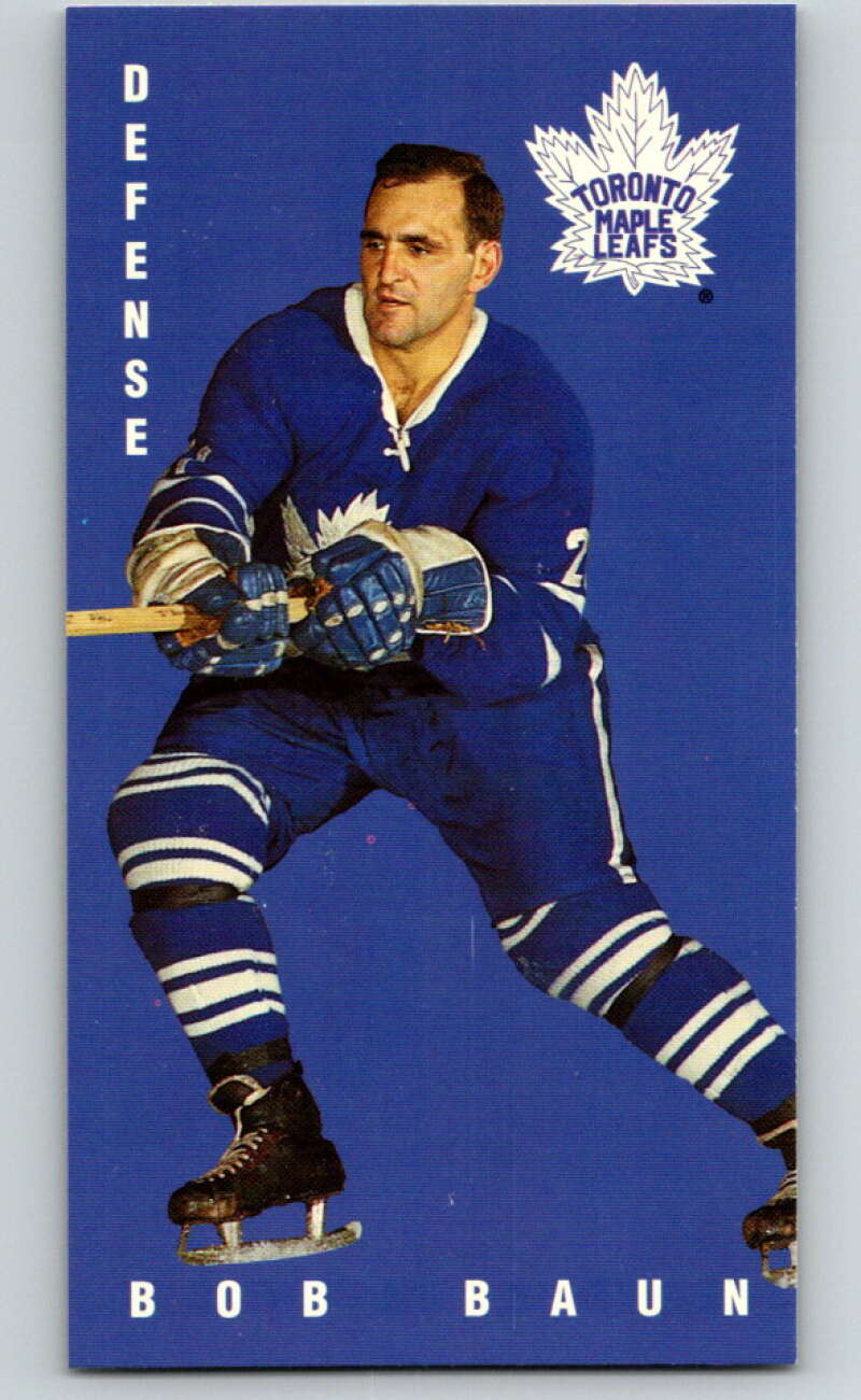 1994-95 Parkhurst Tall Boys #120 Bob Baun Maple Leafs V81134 Image 1