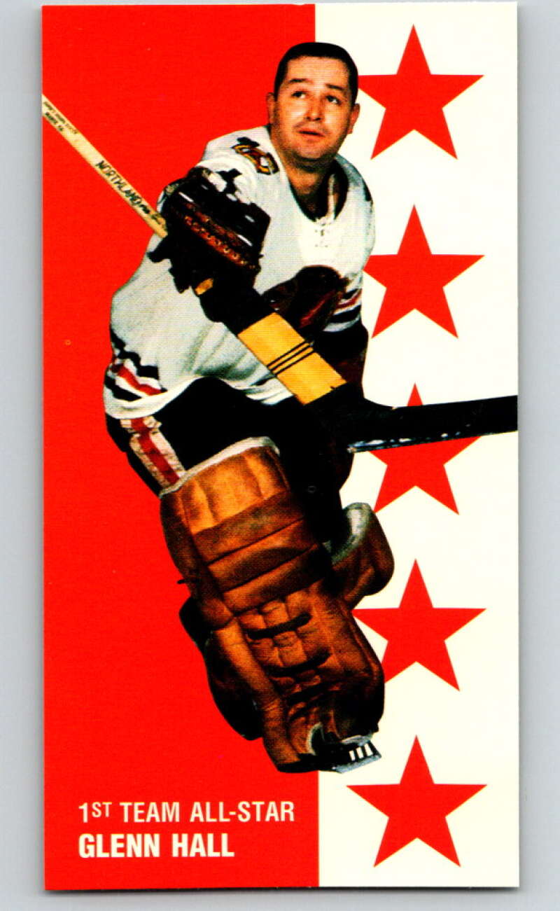 1994-95 Parkhurst Tall Boys #133 Glenn Hall AS Blackhawks V81159 Image 1