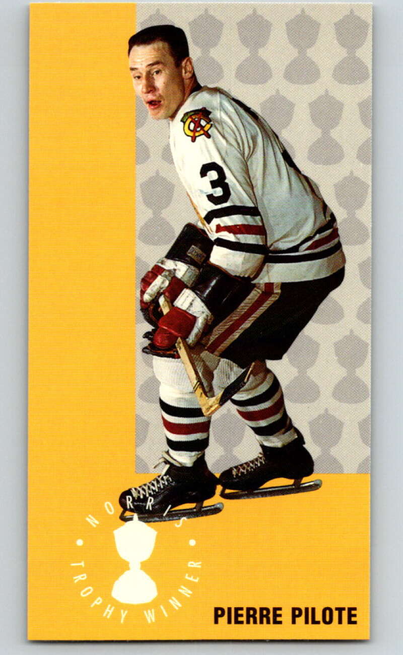 1994-95 Parkhurst Tall Boys #145 Pierre Pilote Blackhawks V81184 Image 1