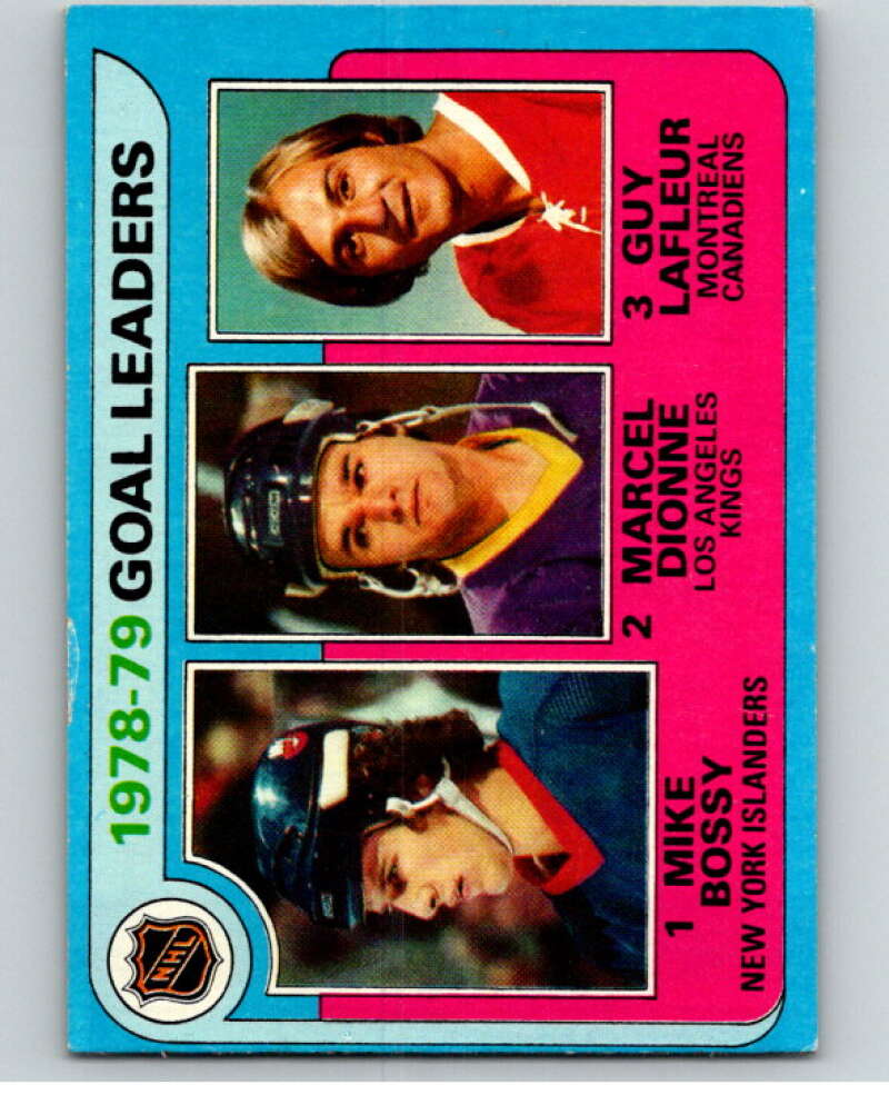 1979-80 Topps #1 Bossy/Dionne/Lafleur LL V81284 Image 1