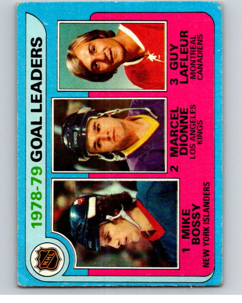 1979-80 Topps #1 Bossy/Dionne/Lafleur LL V81285 Image 1
