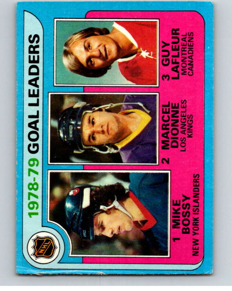 1979-80 Topps #1 Bossy/Dionne/Lafleur LL V81286 Image 1
