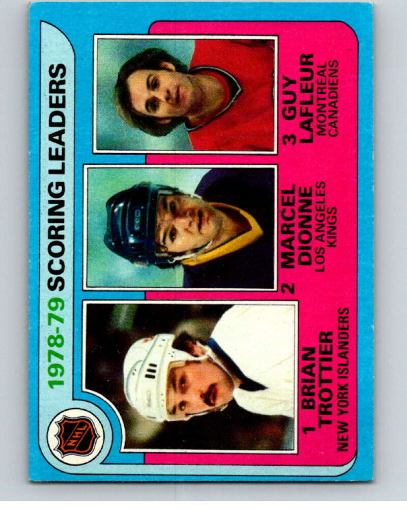 1979-80 Topps #3 Trottier/ Dionne/Lafleur LL V81289 Image 1