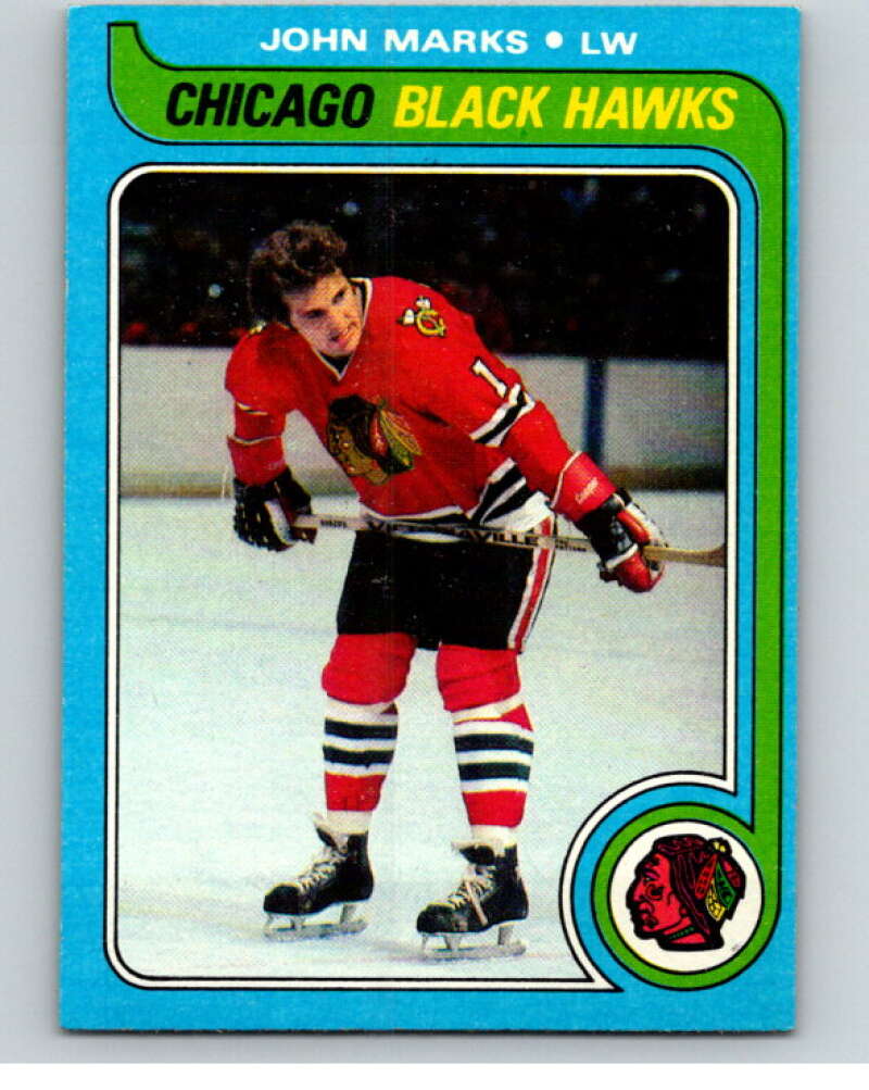 1979-80 Topps #16 John Marks Chicago Blackhawks V81328 Image 1