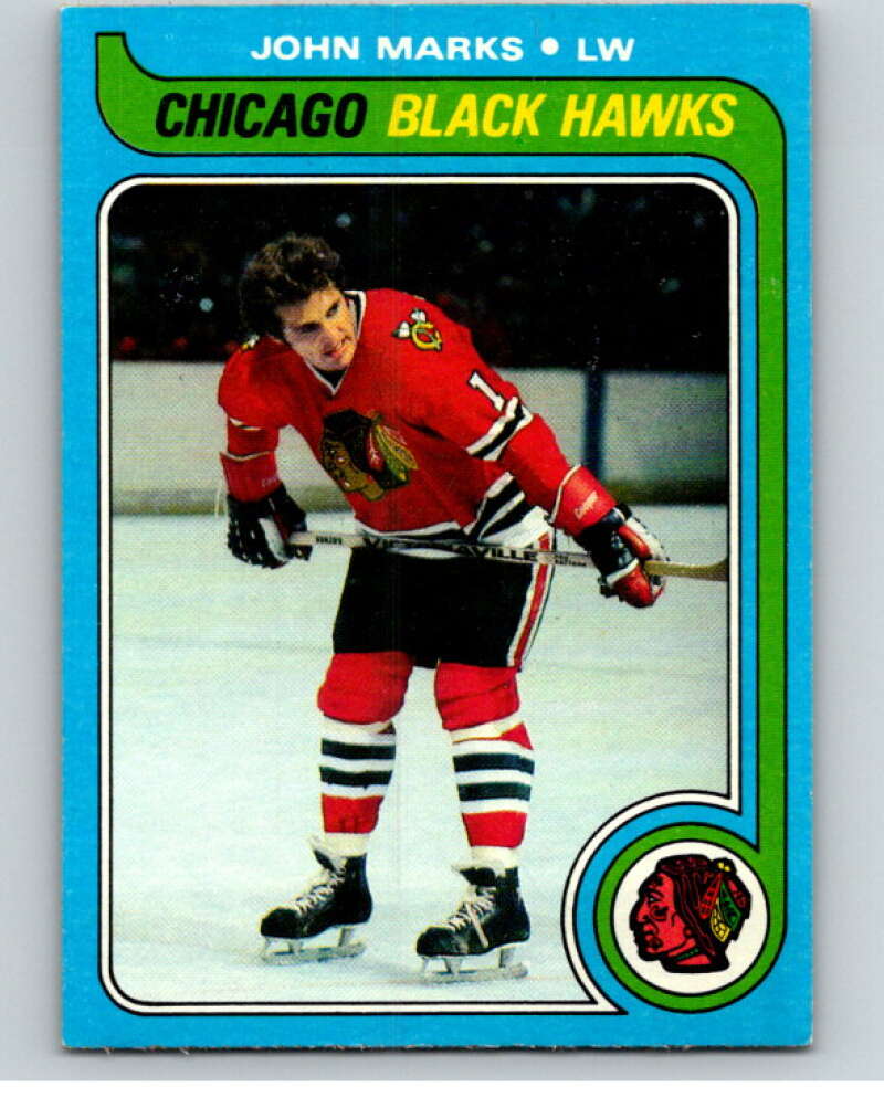 1979-80 Topps #16 John Marks Chicago Blackhawks V81330 Image 1