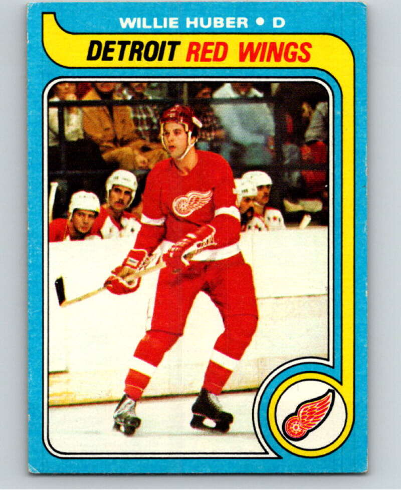 1979-80 Topps #17 Willie Huber RC Rookie Detroit Red Wings V81333 Image 1