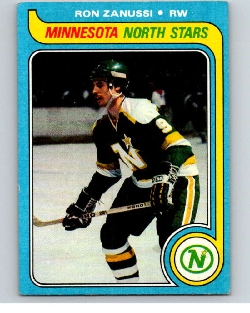 1979-80 Topps #22 Ron Zanussi Minnesota North Stars V81343 Image 1