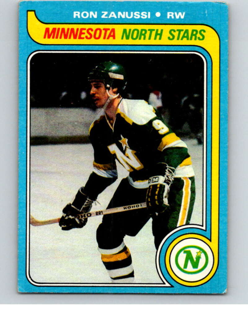 1979-80 Topps #22 Ron Zanussi Minnesota North Stars V81345 Image 1