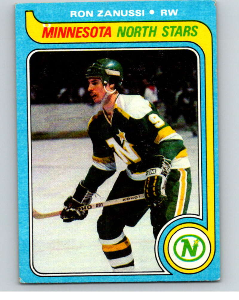 1979-80 Topps #22 Ron Zanussi Minnesota North Stars V81346 Image 1