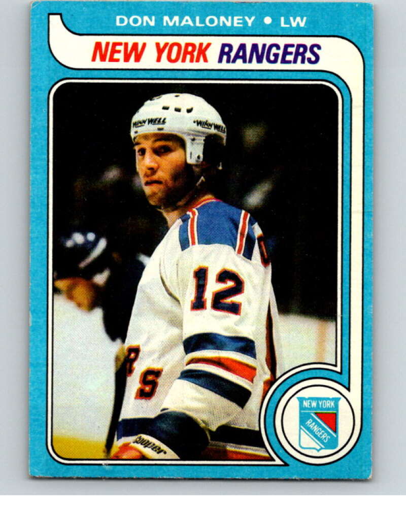 1979-80 Topps #42 Don Maloney RC Rookie New York Rangers V81409 Image 1