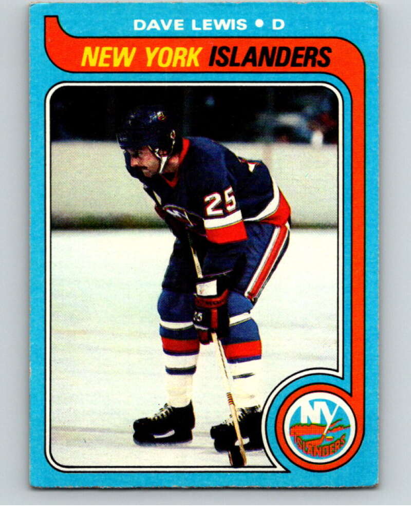 1979-80 Topps #44 Dave Lewis New York Islanders V81415 Image 1