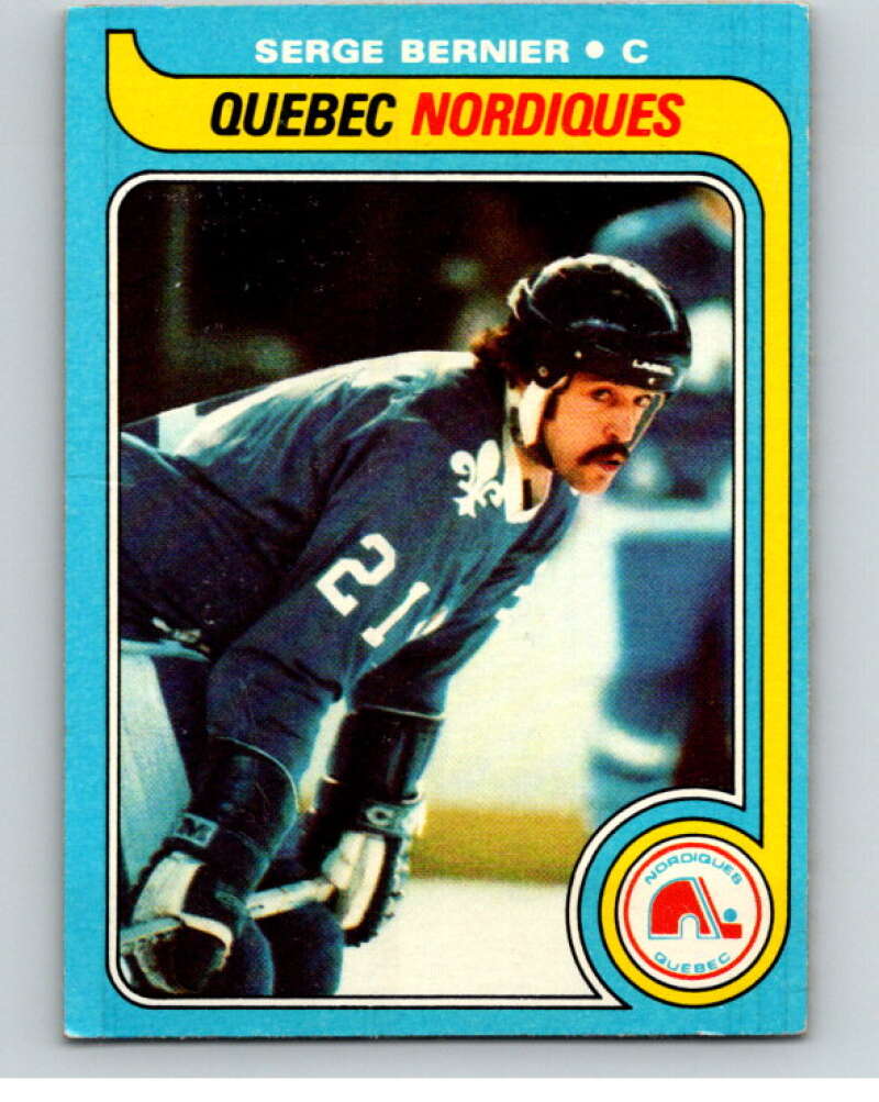 1979-80 Topps #47 Serge Bernier Quebec Nordiques V81422 Image 1