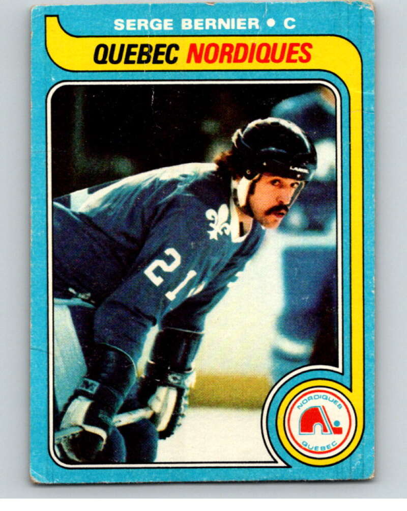 1979-80 Topps #47 Serge Bernier Quebec Nordiques V81423 Image 1