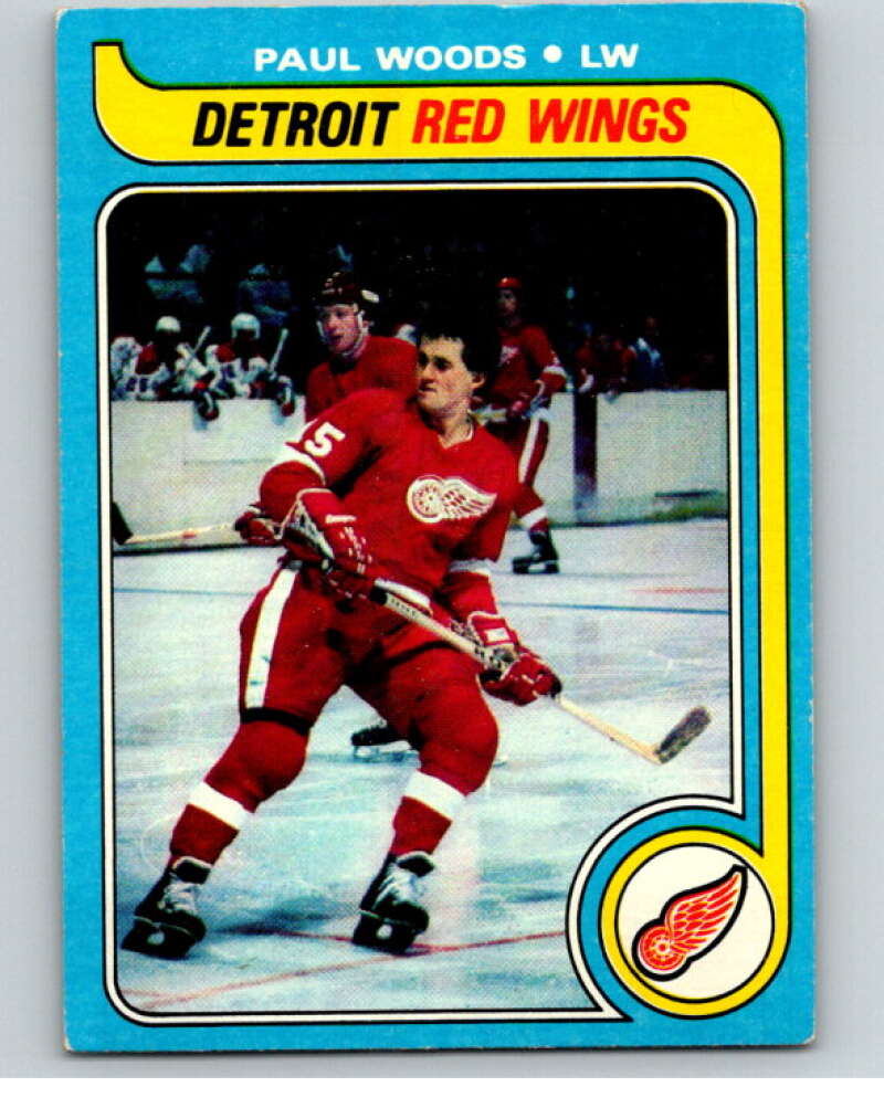 1979-80 Topps #48 Paul Woods Detroit Red Wings V81427 Image 1