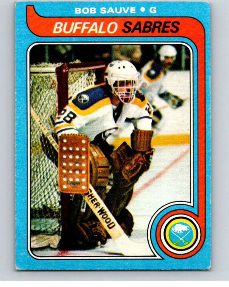 1979-80 Topps #49 Bob Sauve Buffalo Sabres V81429 Image 1