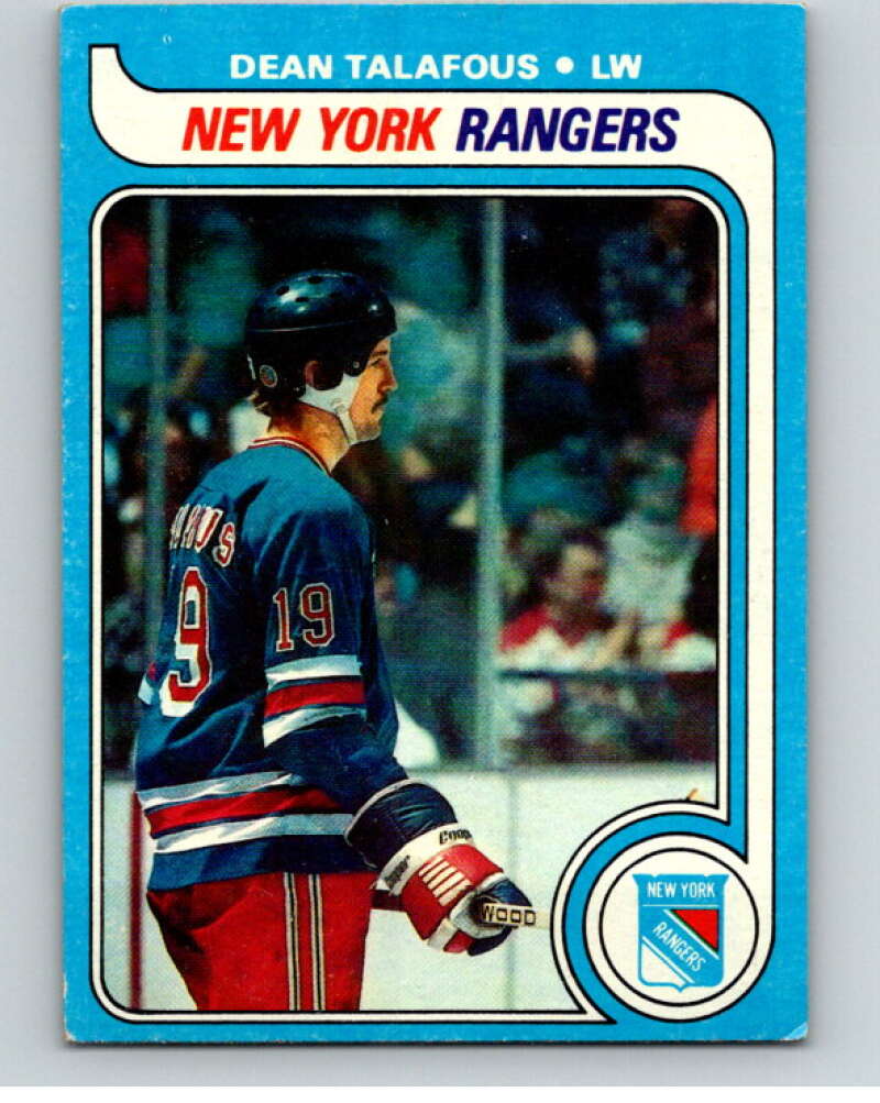 1979-80 Topps #54 Dean Talafous New York Rangers V81445 Image 1