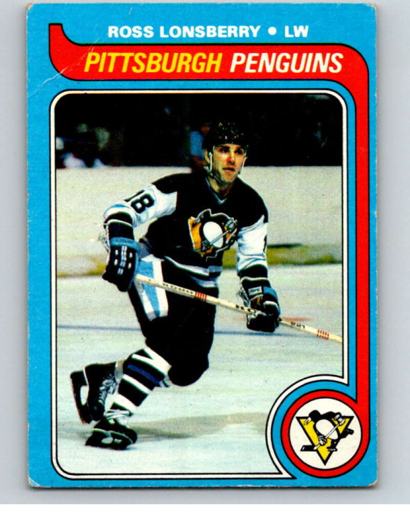 1979-80 Topps #58 Ross Lonsberry Pittsburgh Penguins V81457 Image 1