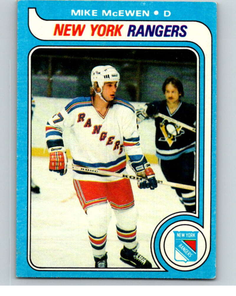 1979-80 Topps #66 Mike McEwen New York Rangers V81472 Image 1