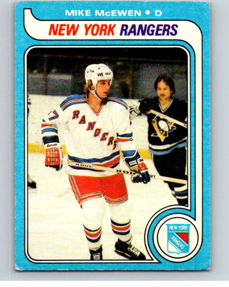 1979-80 Topps #66 Mike McEwen New York Rangers V81474 Image 1