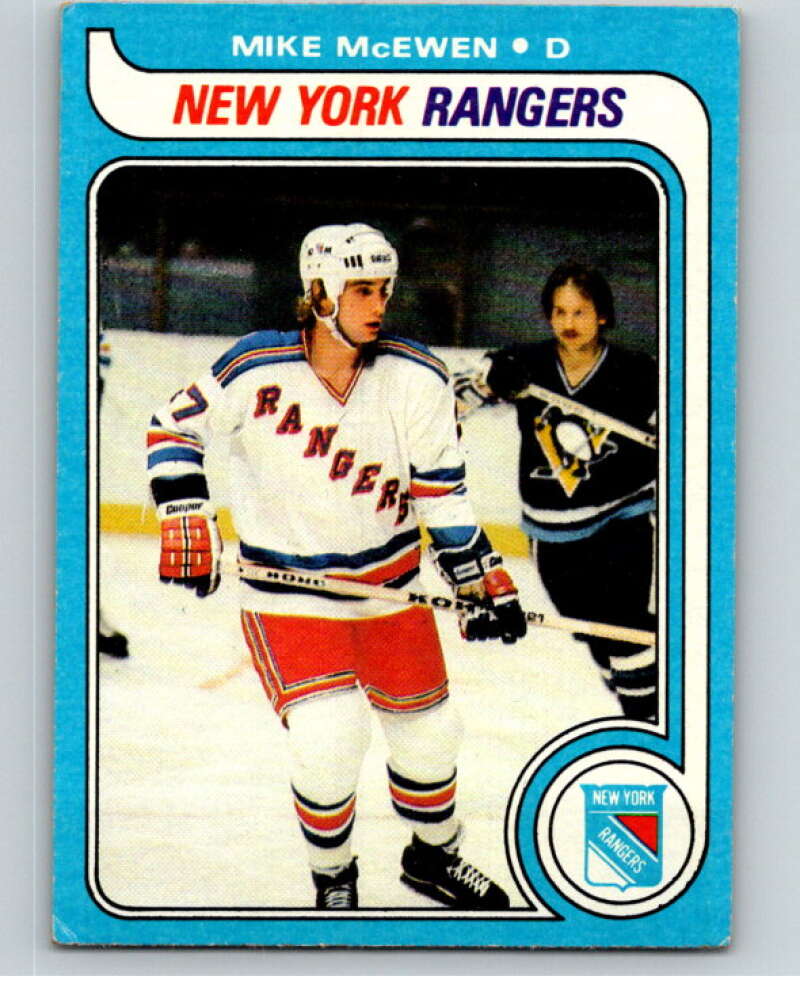 1979-80 Topps #66 Mike McEwen New York Rangers V81475 Image 1