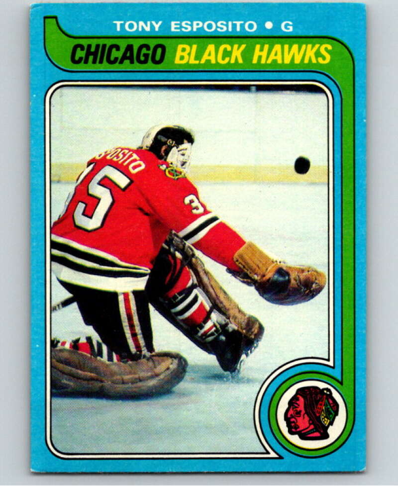 1979-80 Topps #80 Tony Esposito Chicago Blackhawks V81511 Image 1