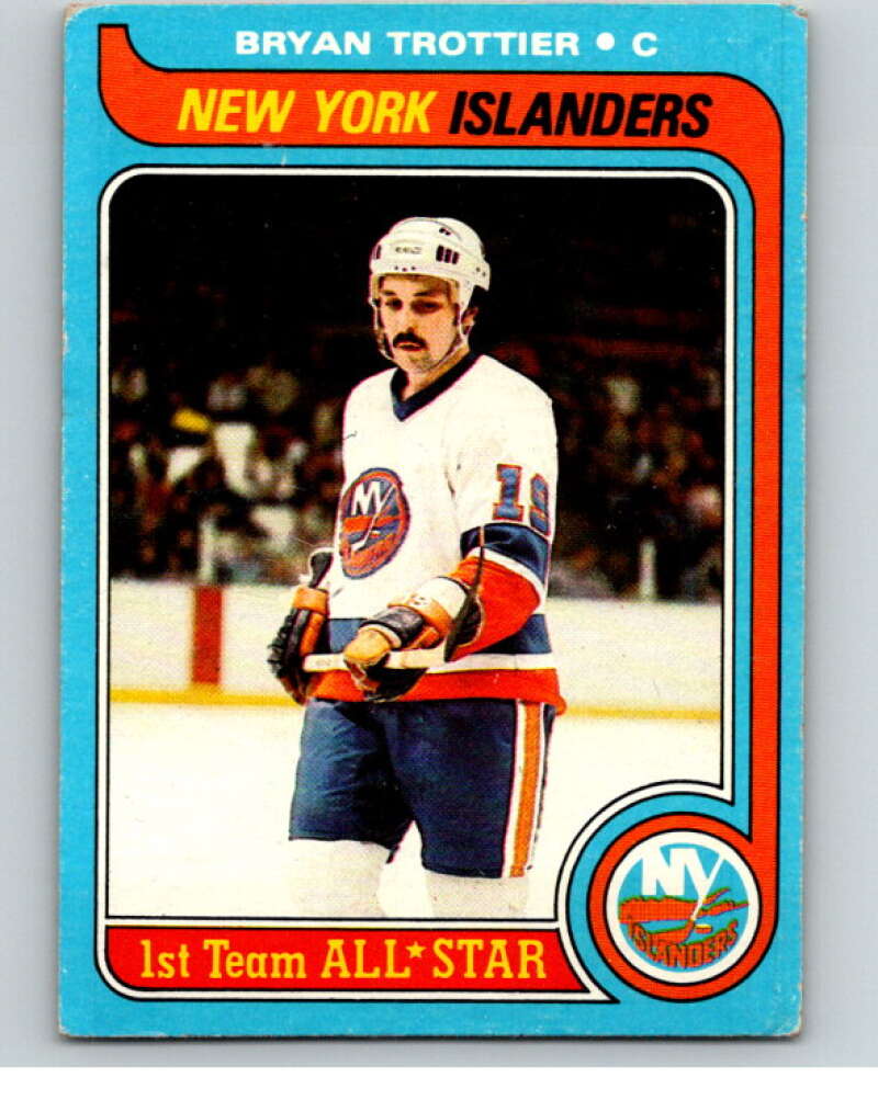 1979-80 Topps #100 Bryan Trottier AS New York Islanders V81556 Image 1