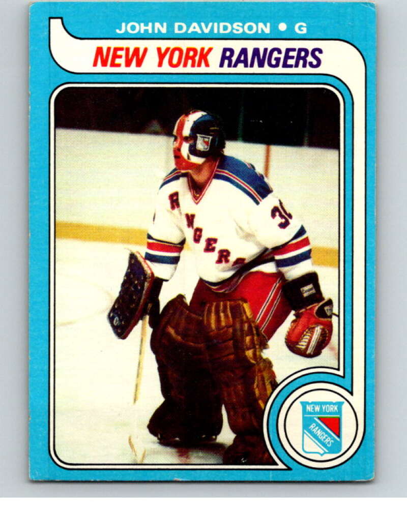1979-80 Topps #110 John Davidson New York Rangers V81580 Image 1