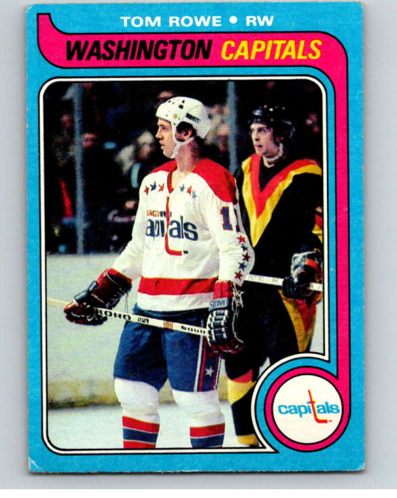1979-80 Topps #113 Tom Rowe RC Rookie Washington Capitals V81592 Image 1