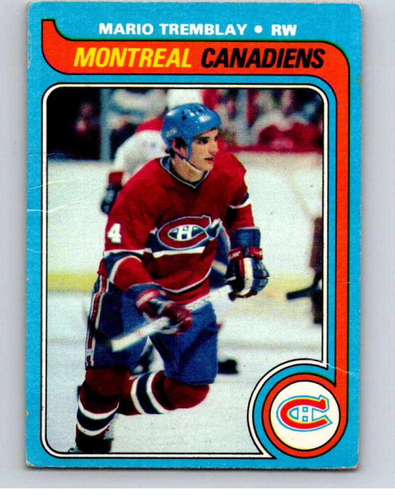 1979-80 Topps #123 Mario Tremblay Montreal Canadiens V81620 Image 1
