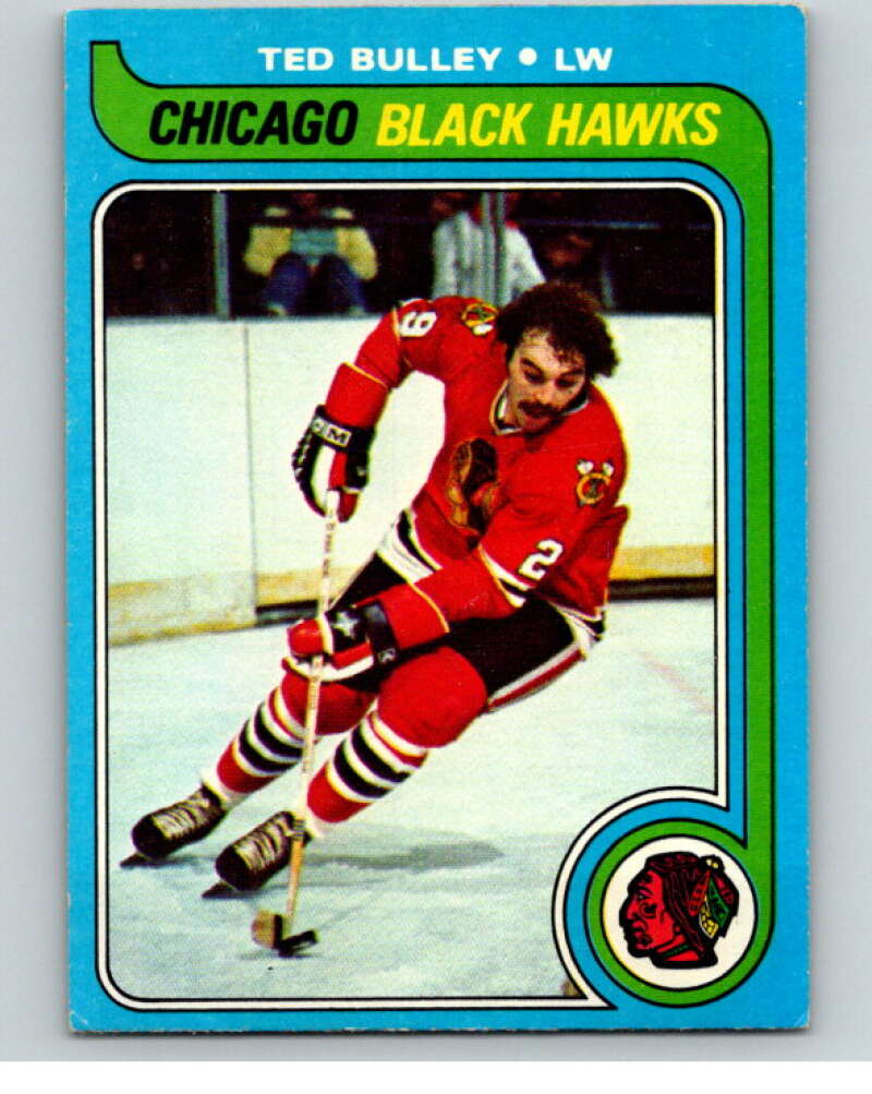 1979-80 Topps #128 Ted Bulley Chicago Blackhawks V81632 Image 1
