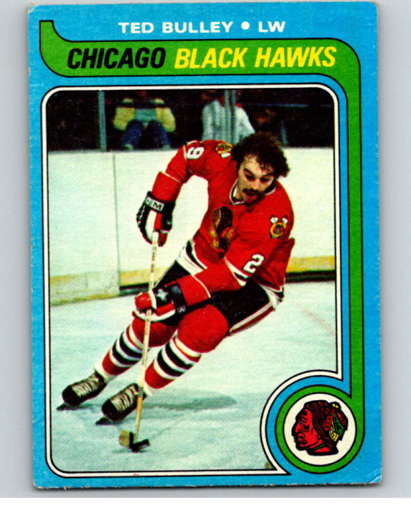 1979-80 Topps #128 Ted Bulley Chicago Blackhawks V81633 Image 1
