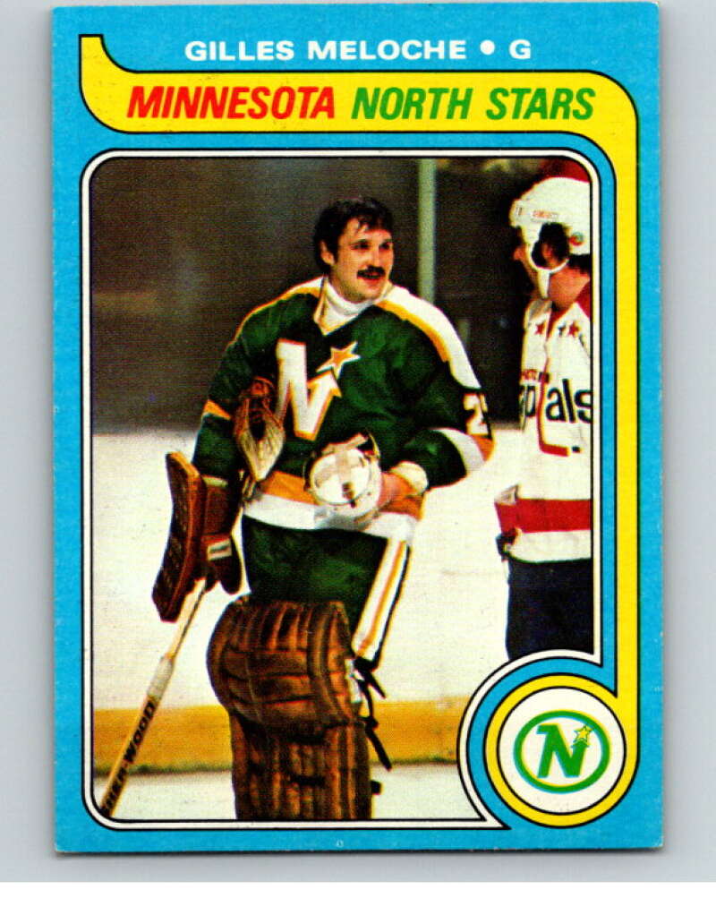 1979-80 Topps #136 Gilles Meloche Minnesota North Stars V81651 Image 1