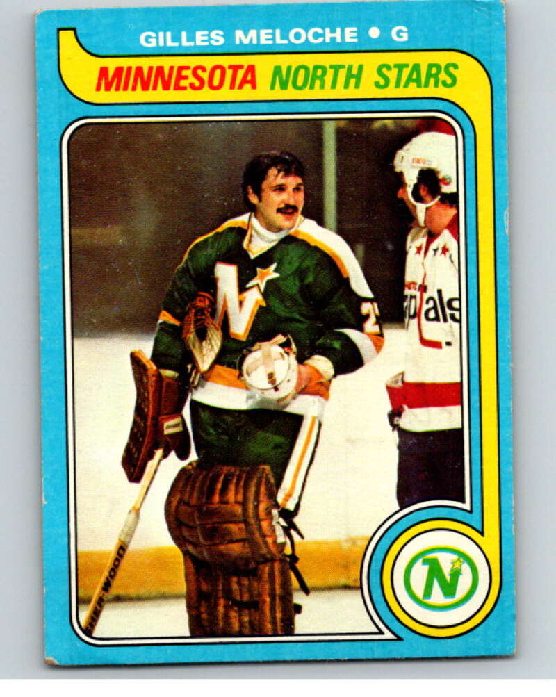 1979-80 Topps #136 Gilles Meloche Minnesota North Stars V81652 Image 1