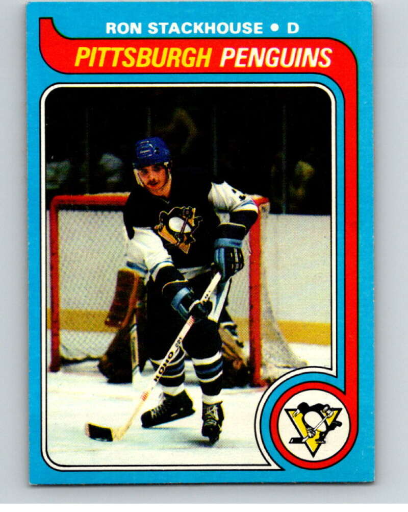 1979-80 Topps #154 Ron Stackhouse Pittsburgh Penguins V81704 Image 1