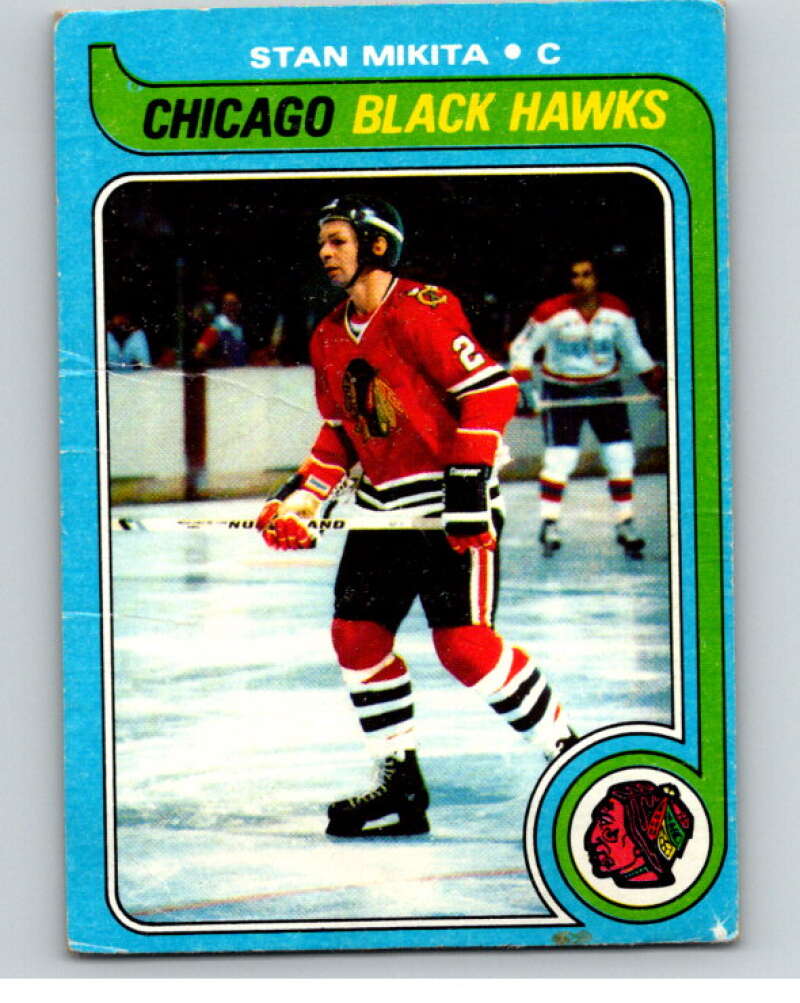 1979-80 Topps #155 Stan Mikita Chicago Blackhawks V81707 Image 1