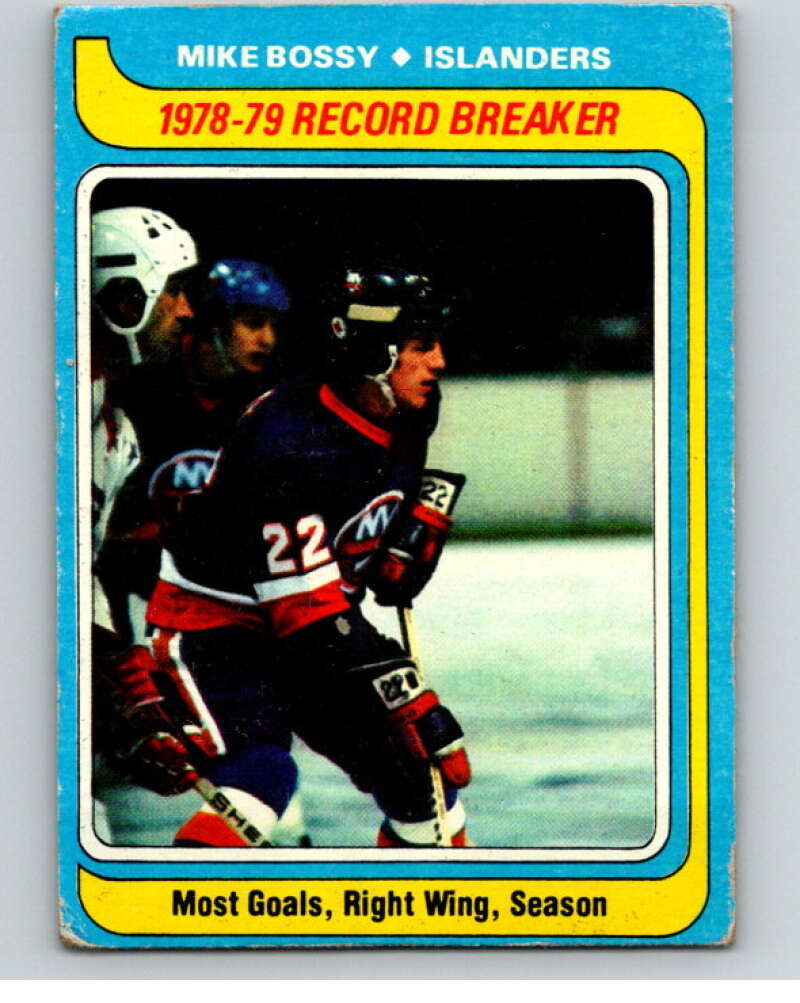 1979-80 Topps #161 Mike Bossy RB New York Islanders V81729 Image 1