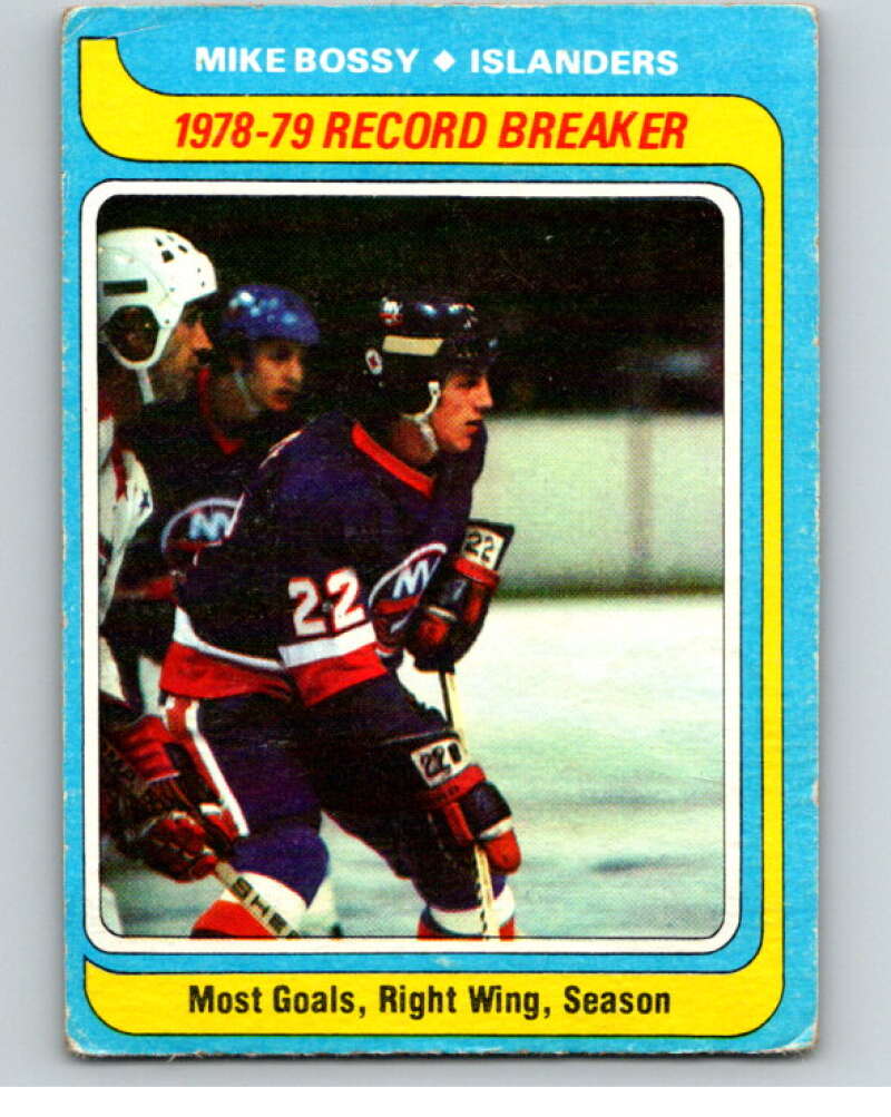 1979-80 Topps #161 Mike Bossy RB New York Islanders V81730 Image 1