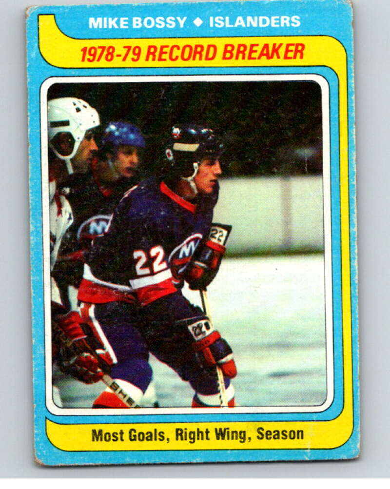 1979-80 Topps #161 Mike Bossy RB New York Islanders V81731 Image 1