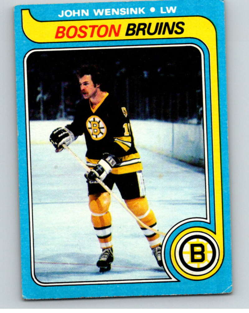 1979-80 Topps #182 John Wensink Boston Bruins V81785 Image 1