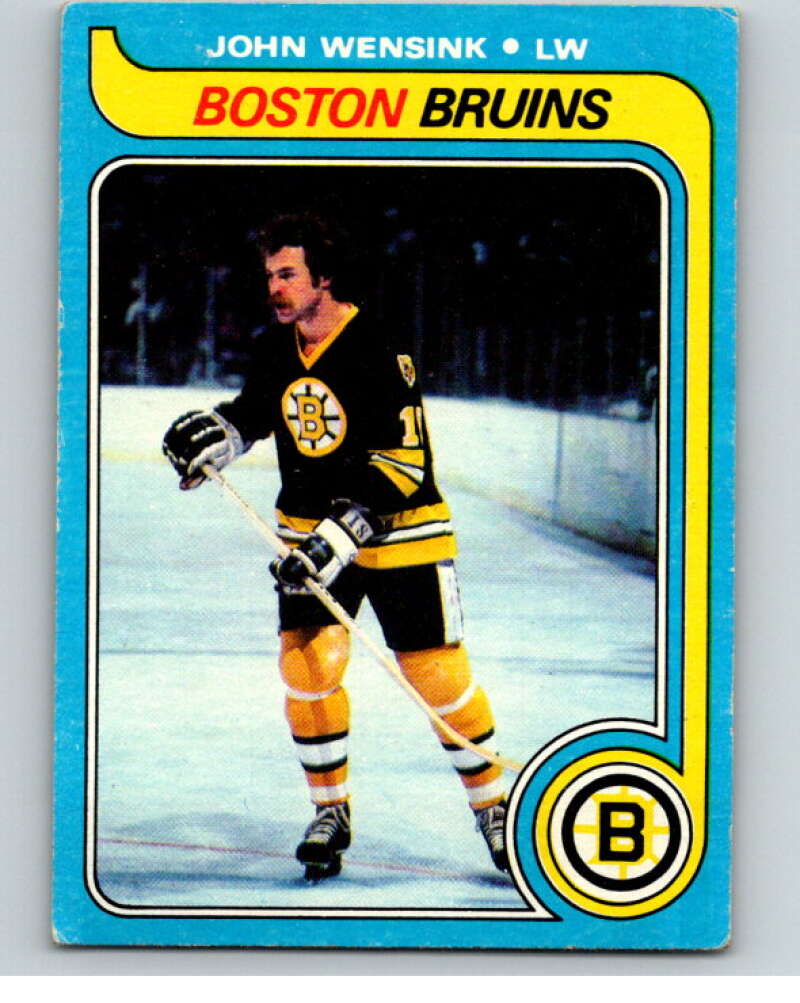 1979-80 Topps #182 John Wensink Boston Bruins V81786 Image 1