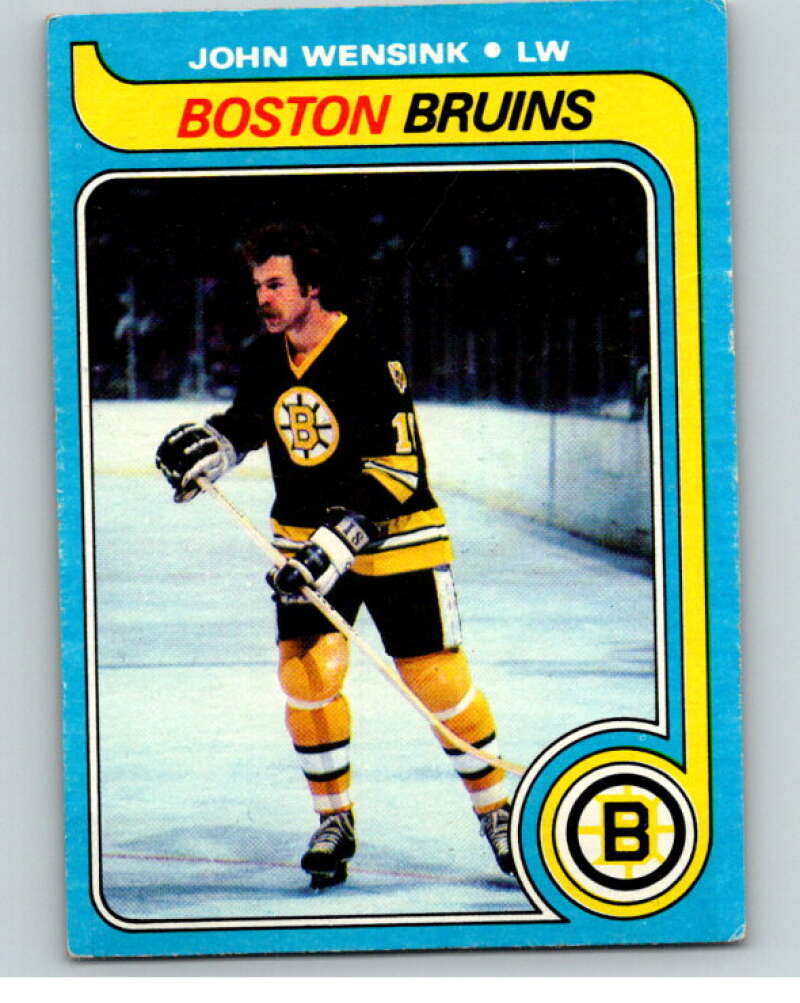 1979-80 Topps #182 John Wensink Boston Bruins V81788 Image 1