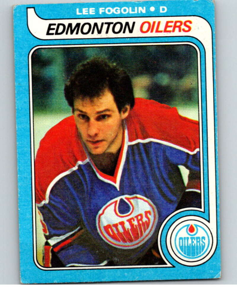 1979-80 Topps #183 Lee Fogolin Edmonton Oilers V81791 Image 1