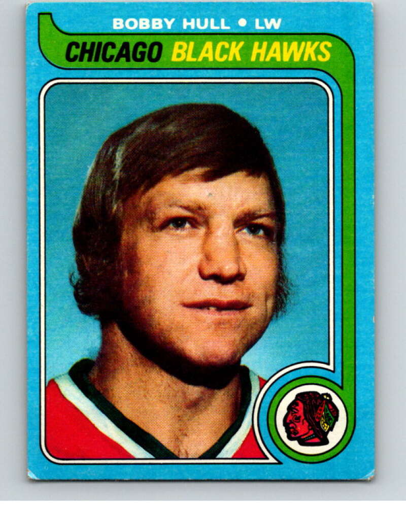 1979-80 Topps #185 Bobby Hull Chicago Blackhawks V81799 Image 1