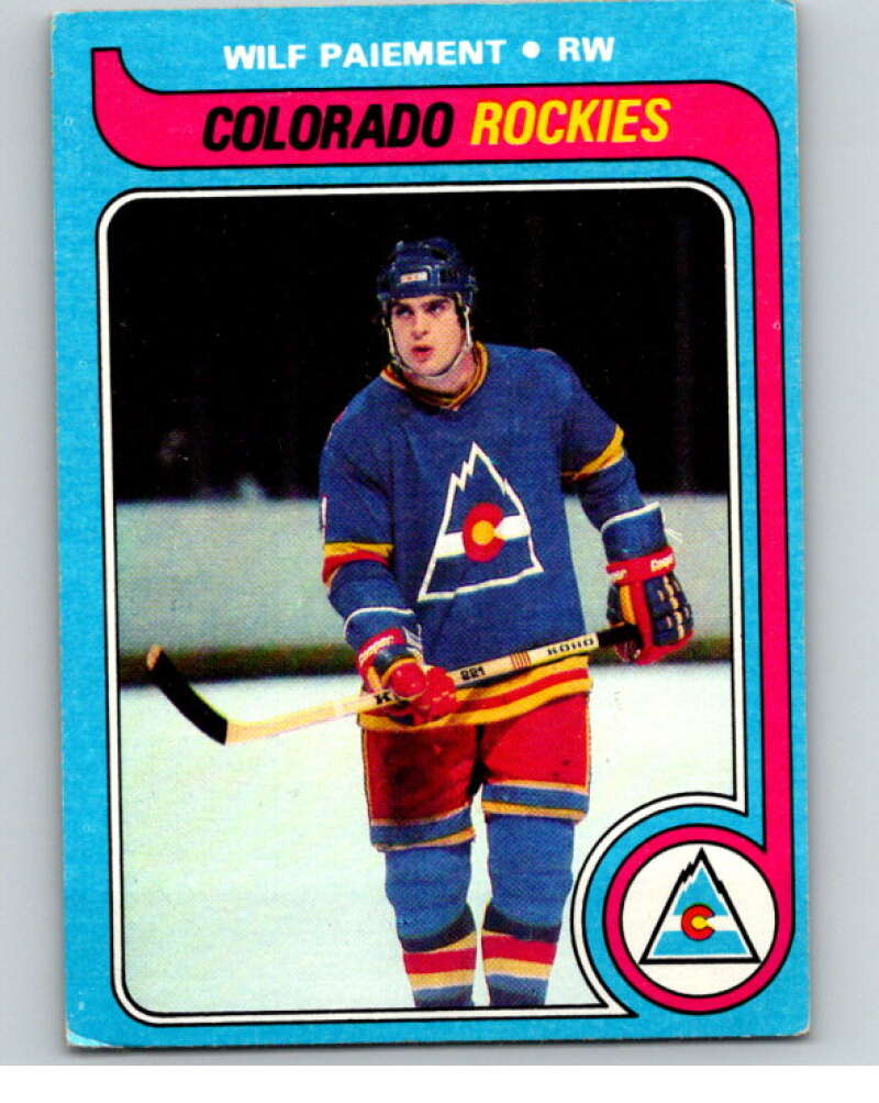 1978 1979 1980 WILF PAIEMENT COLORADO ROCKIES TOPPS HOCKEY TEAM LOT