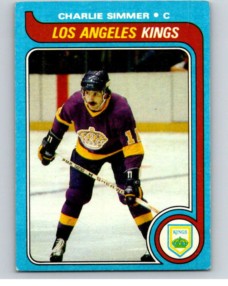 1979-80 Topps #191 Charlie Simmer RC Rookie Los Angeles Kings V81811 Image 1