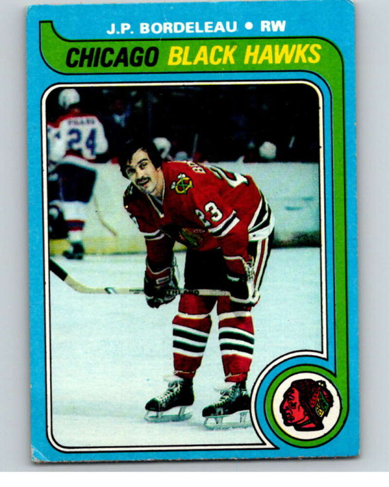 1979-80 Topps #212 J.P. Bordeleau Chicago Blackhawks V81873 Image 1
