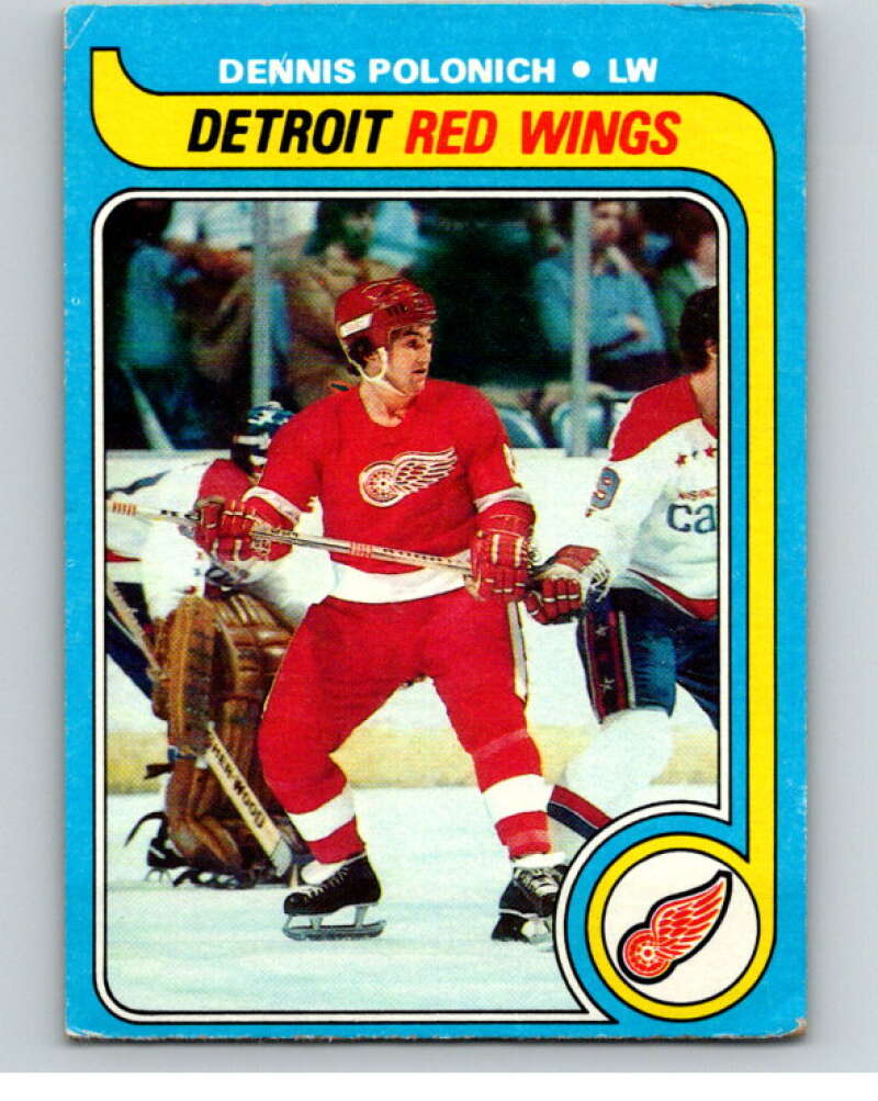 1979-80 Topps #224 Dennis Polonich Detroit Red Wings V81909 Image 1