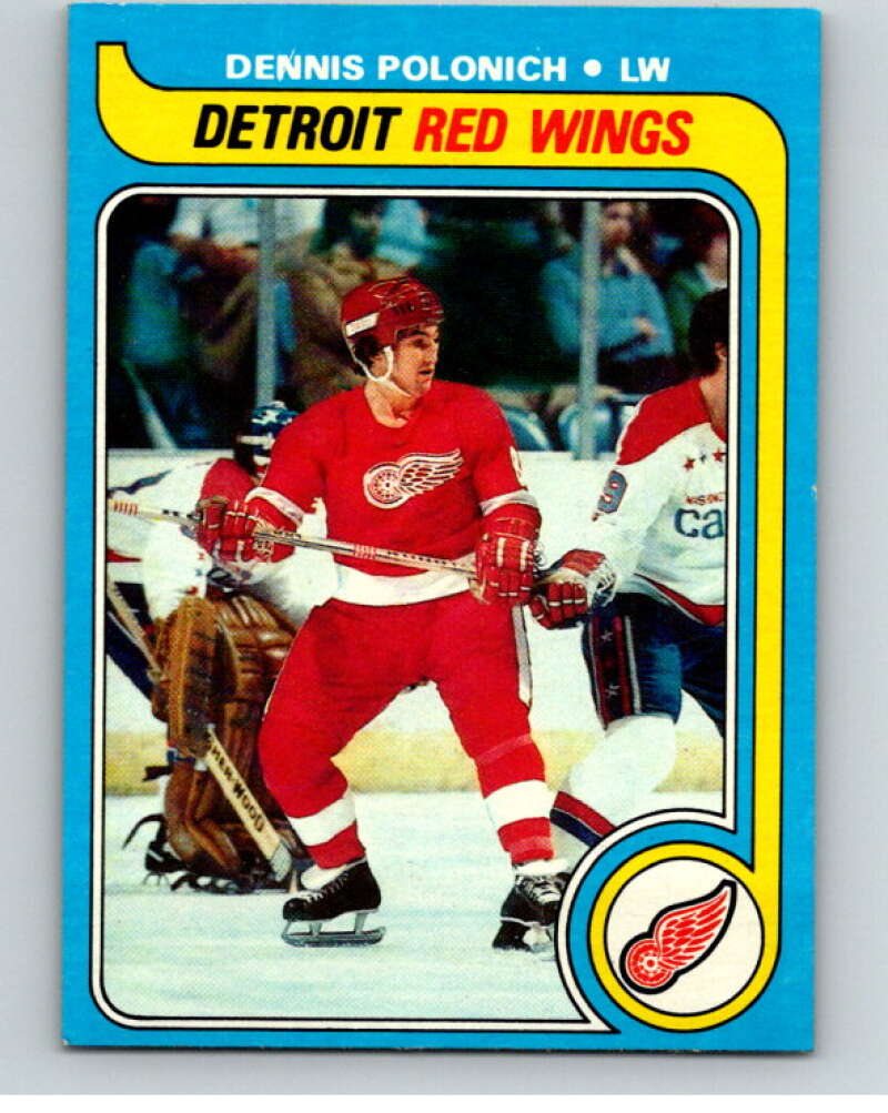 1979-80 Topps #224 Dennis Polonich Detroit Red Wings V81911 Image 1